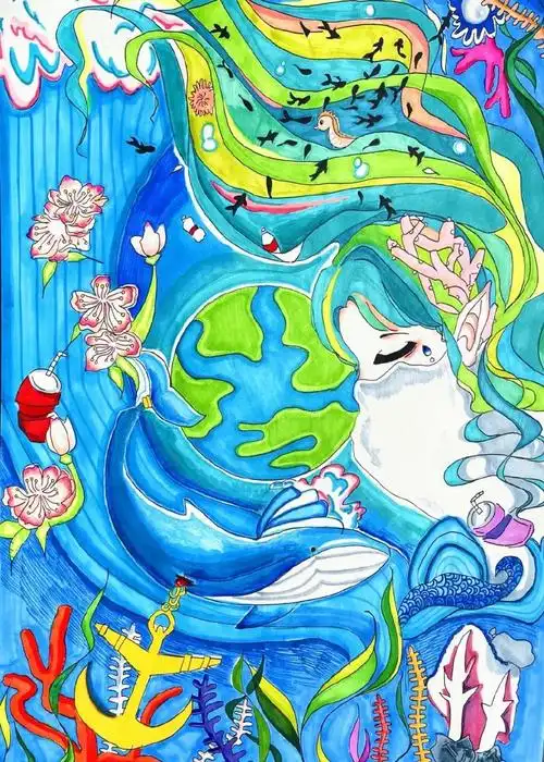 童心绘环保丨全市中小学生环保绘画大赛作品赏析(19)
