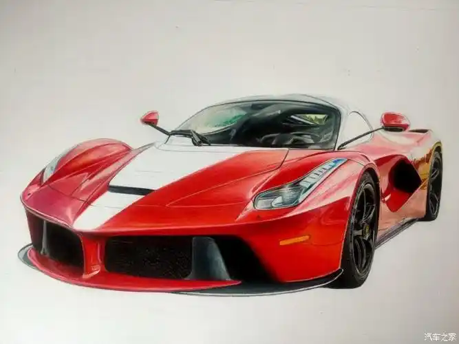 【z世代计划入学小试】彩铅手绘 法拉利laferrari