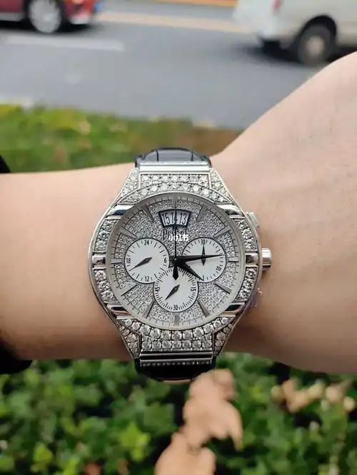 伯爵260000元 原钻 原钻 原钻 二手单表 伯爵polo系列g0a33038白金原