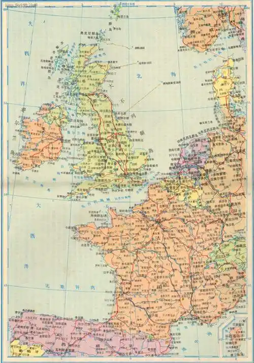 图文解读欧洲行政和地理高清地图可收藏