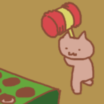 eveonecat 打猫猫 gif动图沙雕可爱猫猫表