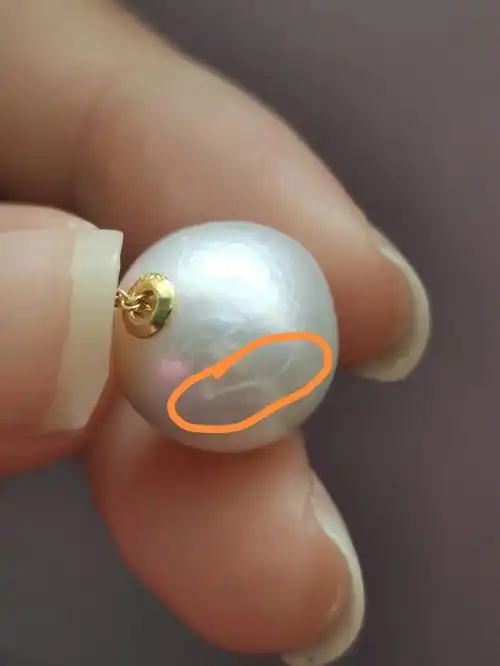 珍珠鉴别  #珍珠项链  #珍珠生长纹