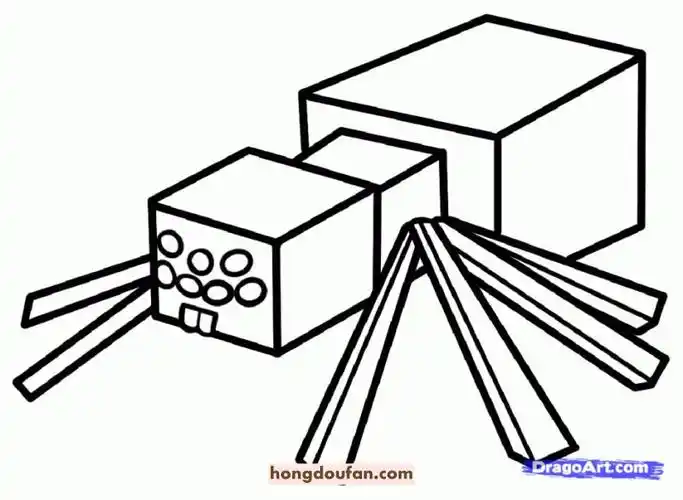 10张《我的世界》游戏涂色图片免费下载-红豆饭小学生简笔画大全