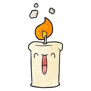 蜡烛卡通图片