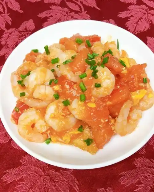 番茄烩虾仁的做法