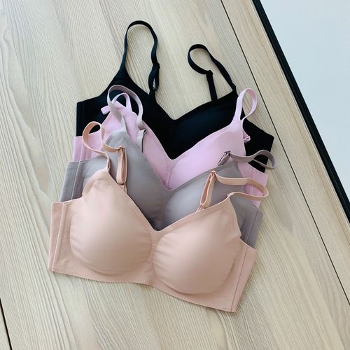 文胸古妃天然乳胶内衣女无钢圈小胸女士美背文胸