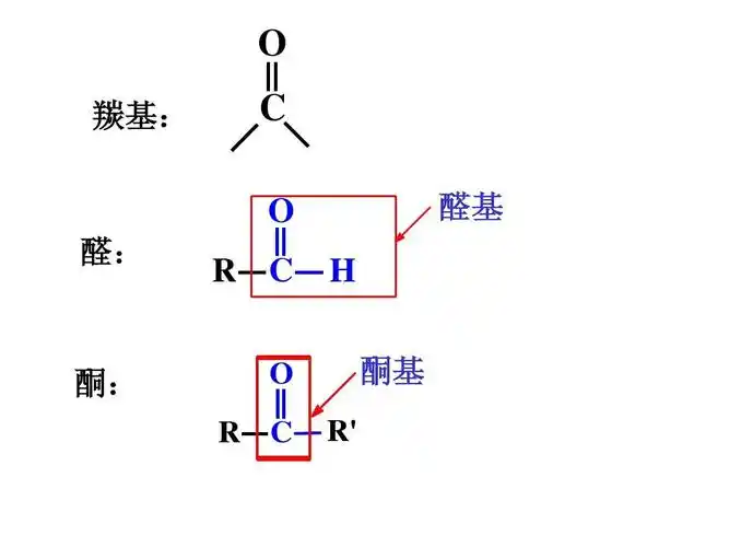 醛和酮 o 羰基: 羰基: c o 醛基 醛: r c o r c h 酮基 r 酮