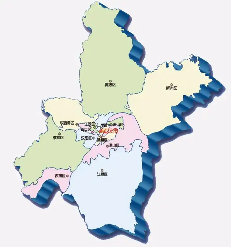 湖北省的区划调整12个地级市之一武汉市为何没有1个县