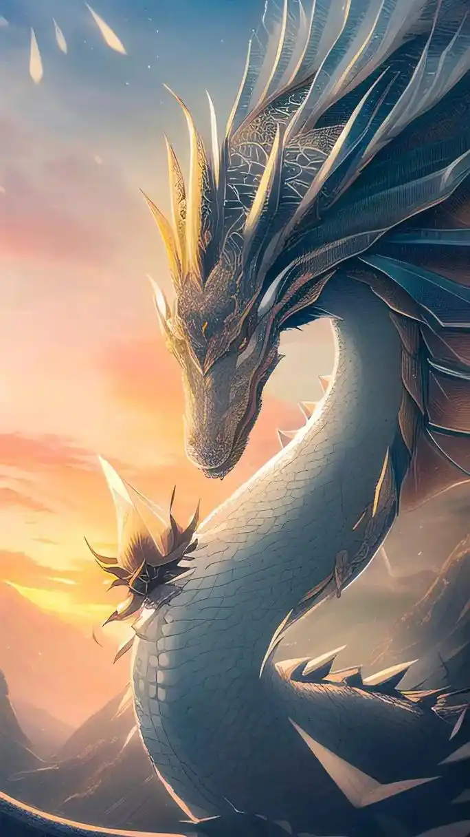 动漫龙壁纸推荐,喜欢就收藏吧  #送你一张壁纸 #龙 # - 抖音