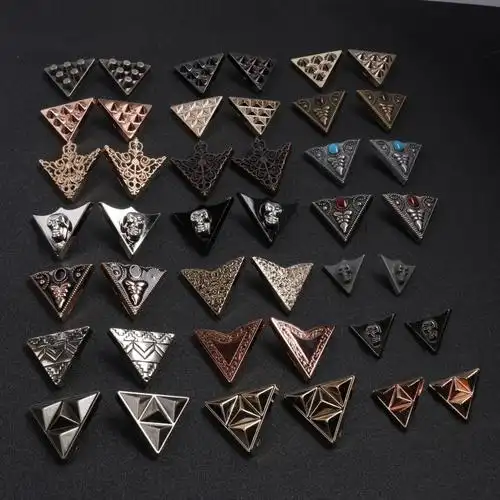 【单个价!】朋克复古风格领角夹扣领夹领针衬衫装饰品货源