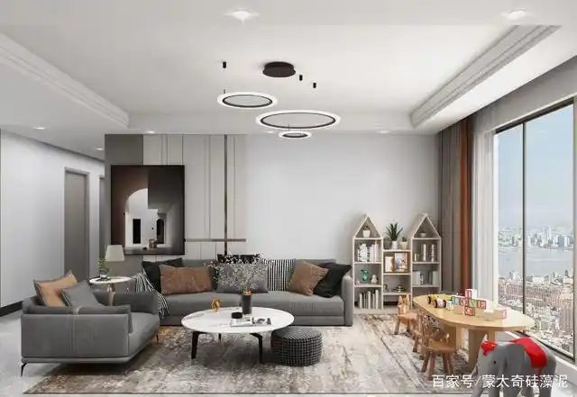 「2021」126㎡现代风|墙面艺术,教你摆脱大白墙的单调