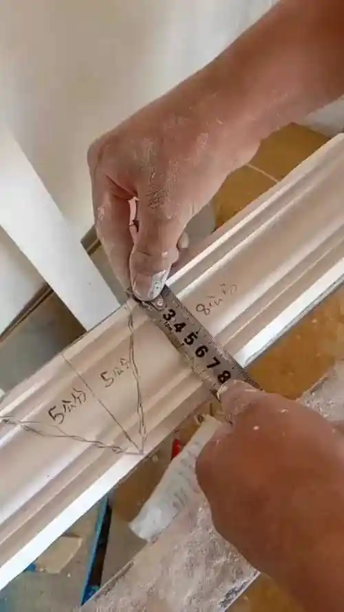 八公分石膏线条切5公分石膏线教程送给大家