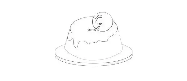 布丁简笔画图片作品五布丁小知识:布丁粉用卡拉胶和角豆胶l.b.