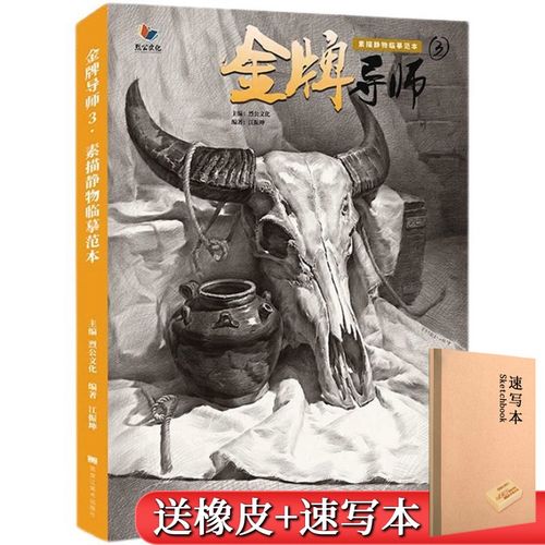 导师3素描静物临摹范本 2021烈公江振坤素描几何体组合课件