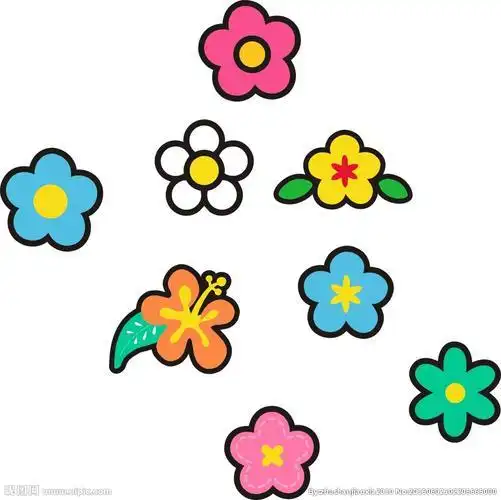 卡通花朵图片花朵简笔画唐菖蒲简笔画图片手帐素材之花朵简笔画简笔画