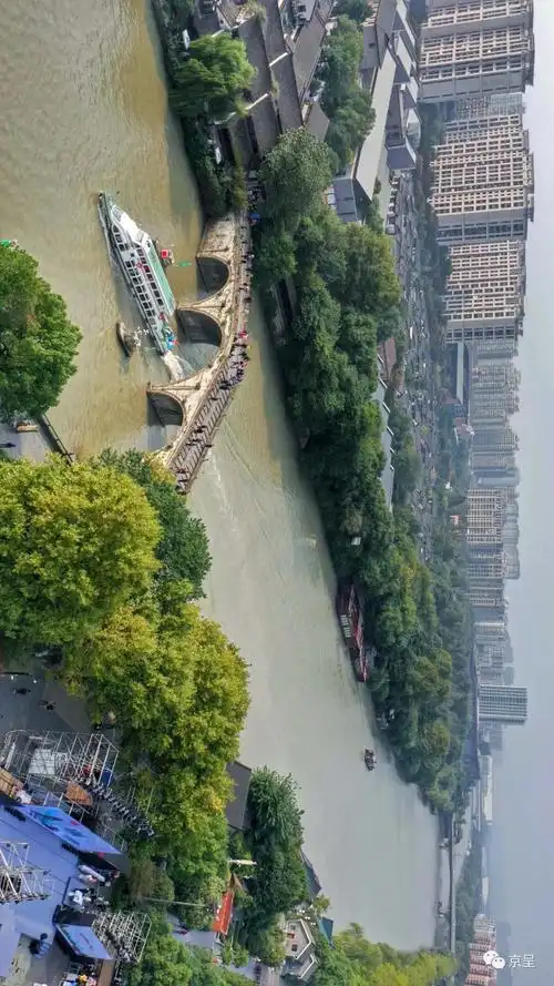 我要从南走到北鸟瞰京杭大运河至美风景