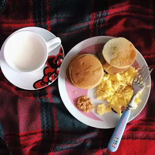 morning香蕉牛奶小饼:1.