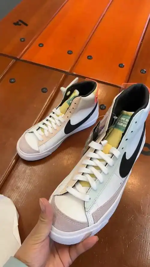 耐克高帮板鞋女鞋春秋新款休闲鞋bl239