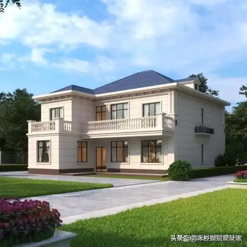 目前农村最火的二层别墅图纸(新款农村二层大别墅样式推荐)