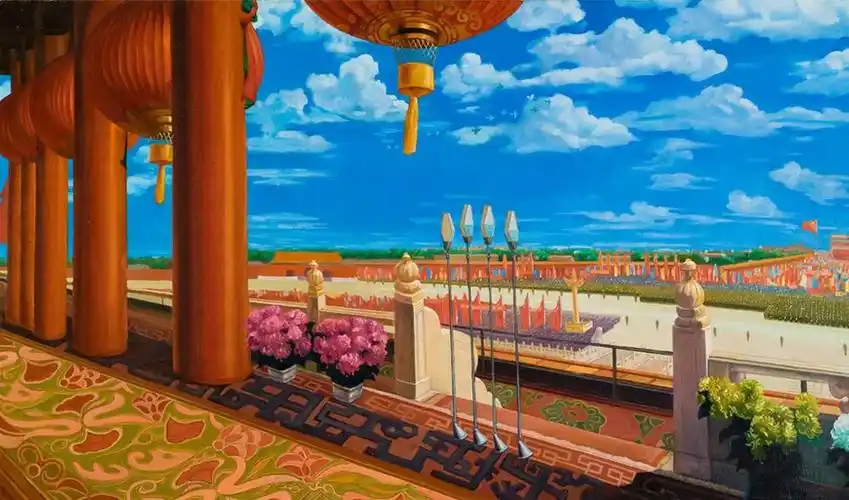 岳敏君收录作品_岳敏君_岳敏君官网_岳敏君作品_卓克艺术网_艺术家