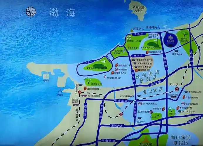 龙口市的地理位置