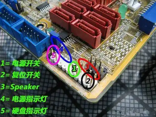 装机完只有主板亮了