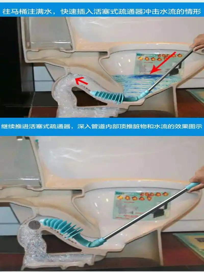 😅 早上一起来,发现家里的马桶🚽居然堵了,水流不畅,简直就像个