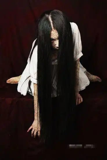 贞子造型,长发是必须