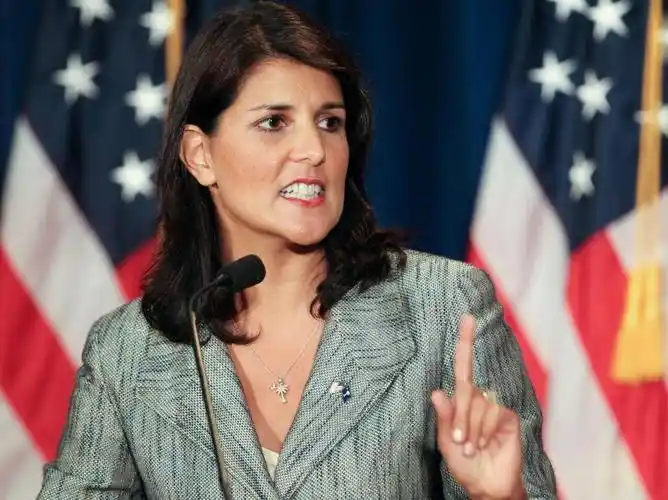 neoliberal shill nikki haley defends mueller witchhunt