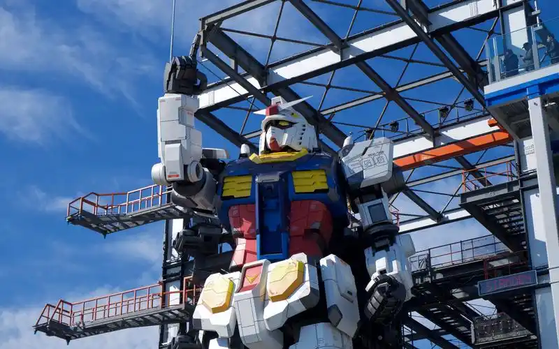 4k实拍|横滨元祖高达|rx78|启动实验全过程the beyond_哔哩哔哩_bili