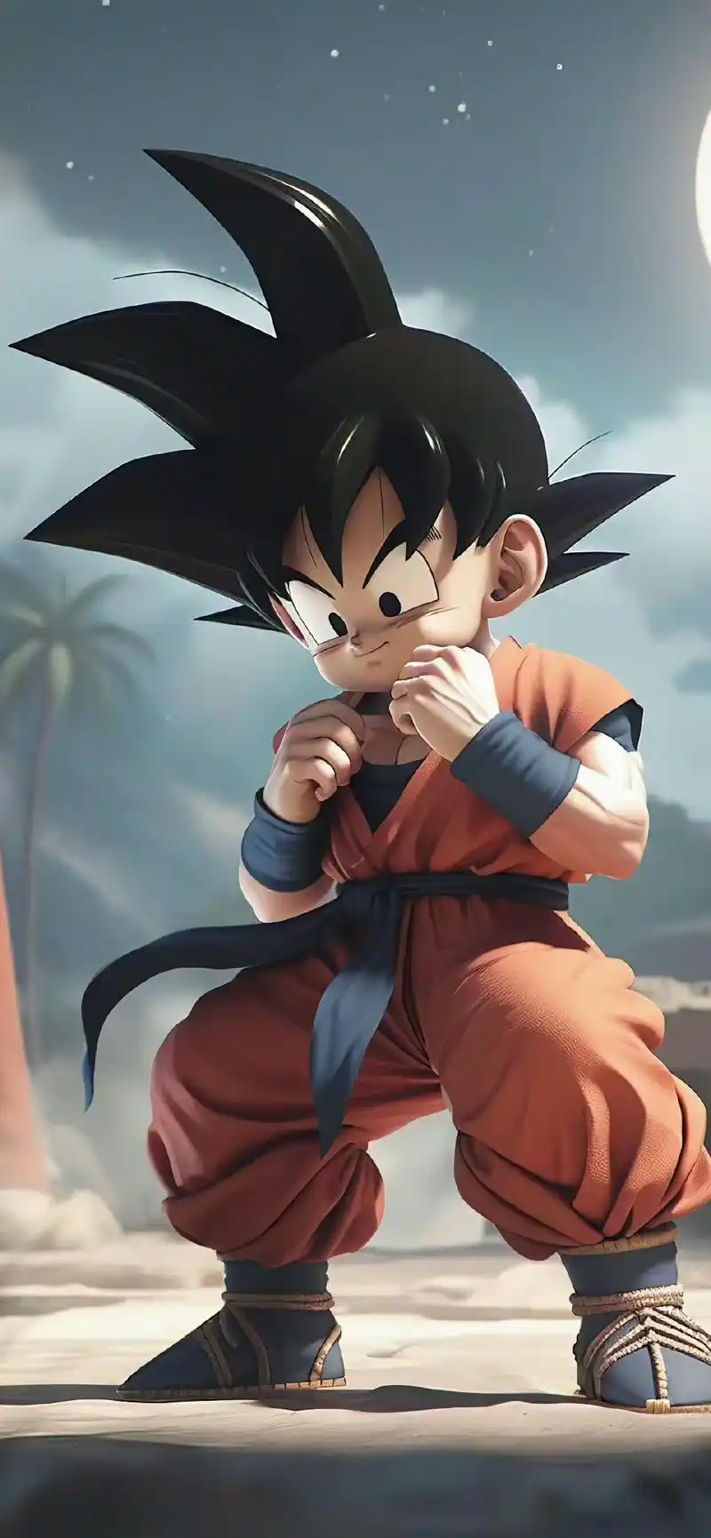 龙珠的赛亚人孙悟空4k高清壁纸