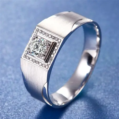 一生伊饰 18k金男钻戒 戒托空托 单拍不发货