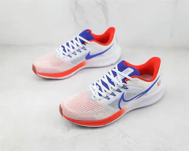 耐克nike 登月39代飞马跑步鞋 白蓝红 针织透气男鞋女鞋运动鞋 黑蓝黄