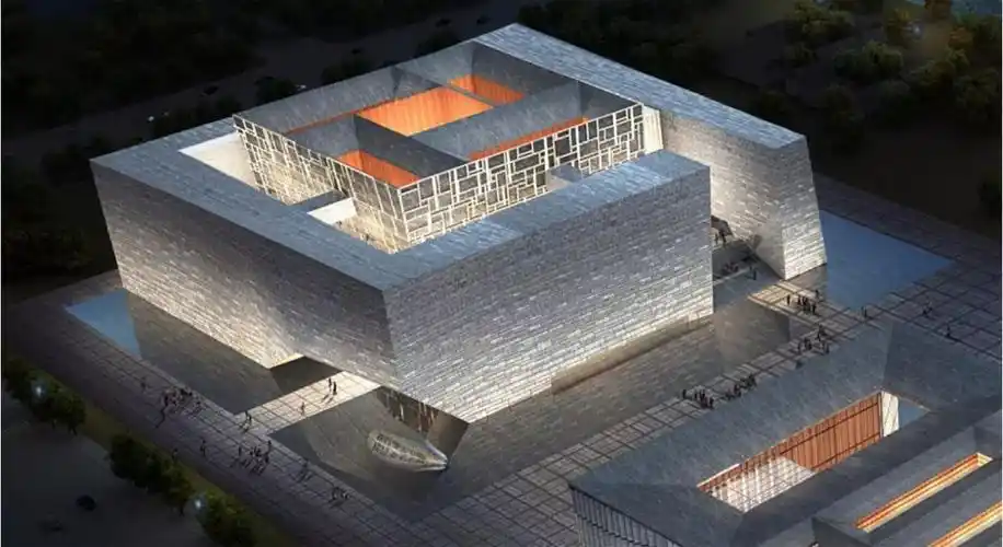 晋中市博物馆外观效果图