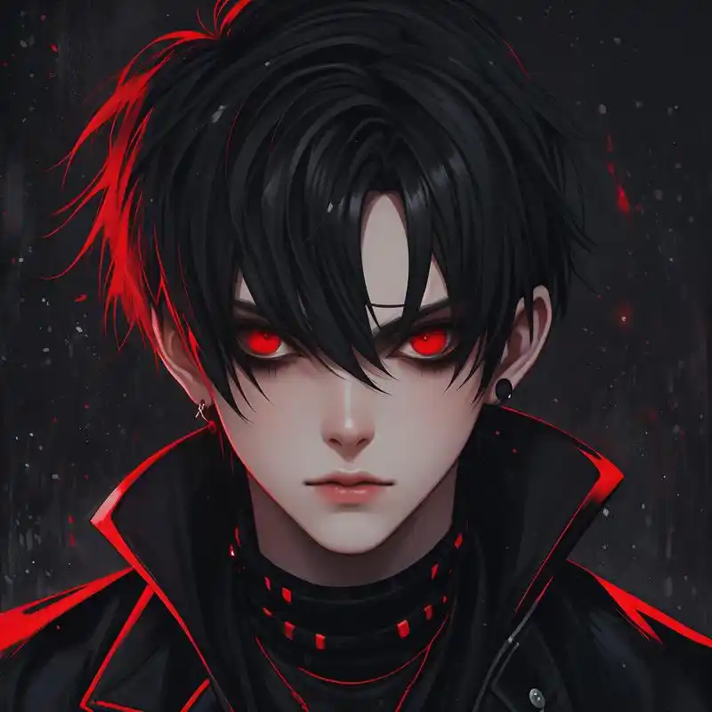 97黑化男生红眼头像99