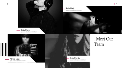 杂志风时尚欧美范ppt模板