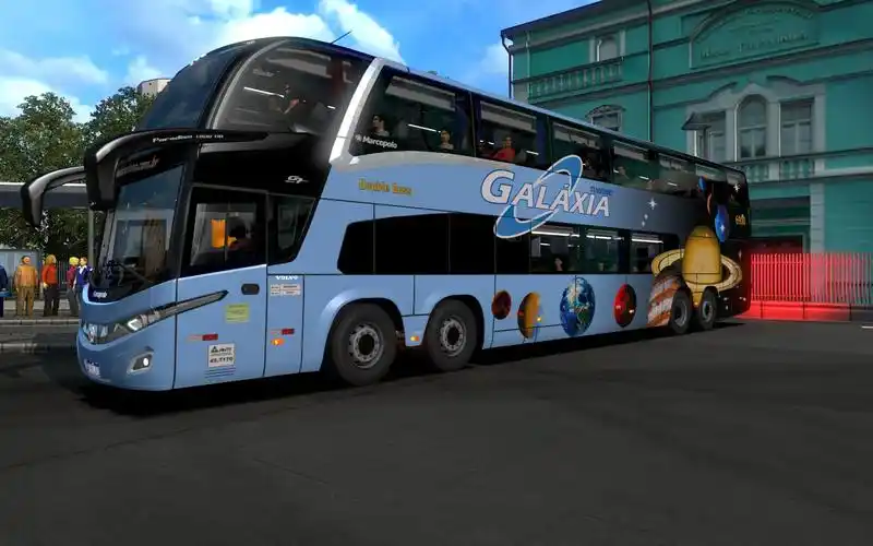 欧卡2139版著名大巴马可波罗g7双层豪华巴士mod