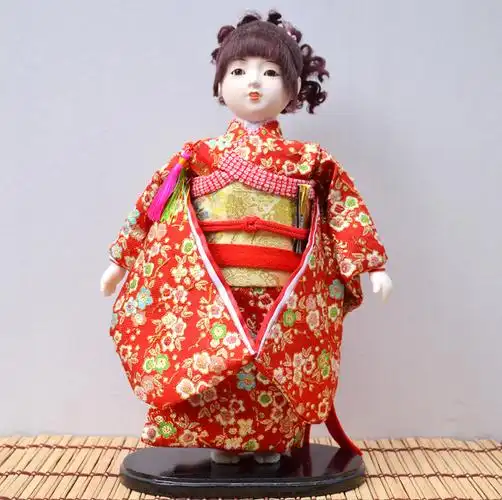 日式工艺日本市松人形五月人形日本人偶娃娃节日创意礼品装饰摆件