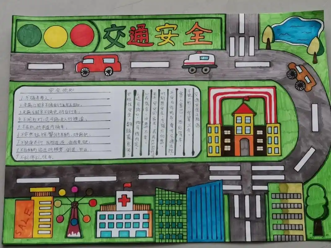 交通安全手抄报
