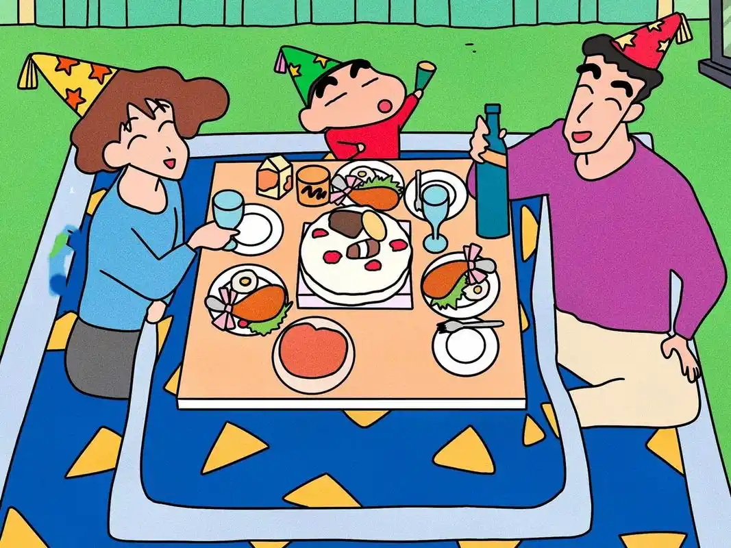 蜡笔小新画风可爱头像 圣诞暖心攻略 圣诞