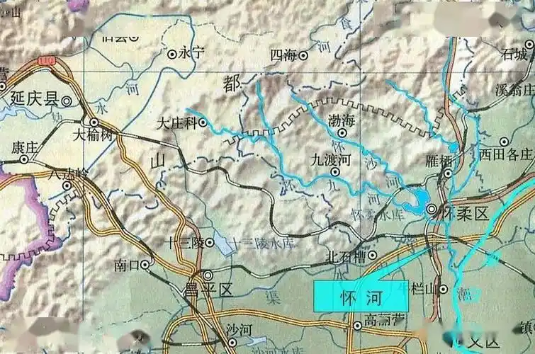 说说潮白河水系那些事儿上下游建筑物景观典故古今河道变迁等