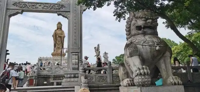 澄清,只为观光而来!南海观音在哪里?在东海呀,浙江舟山普陀山