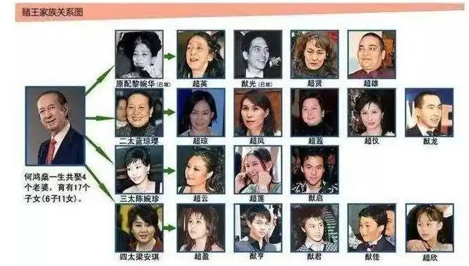 赌王何鸿燊女儿都是谁赌王有几个女儿呢