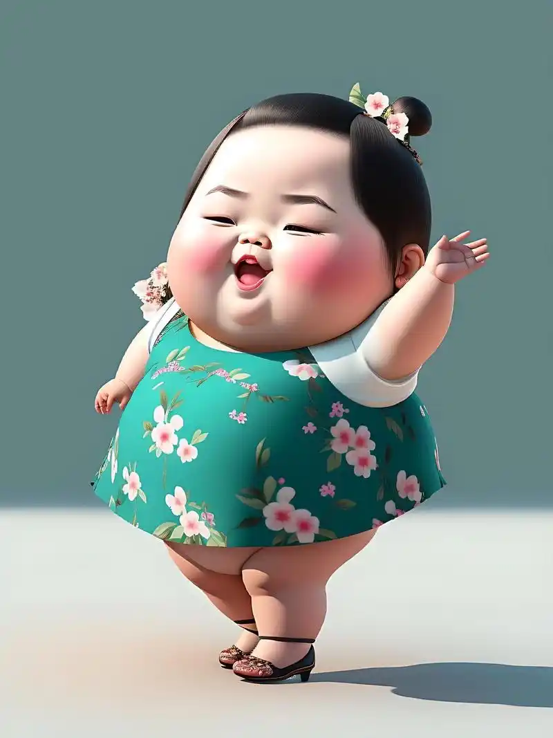 很可爱～没点实力刷不到的漫画头像#胖宝宝胖宝宝 #有肉感的小胖子