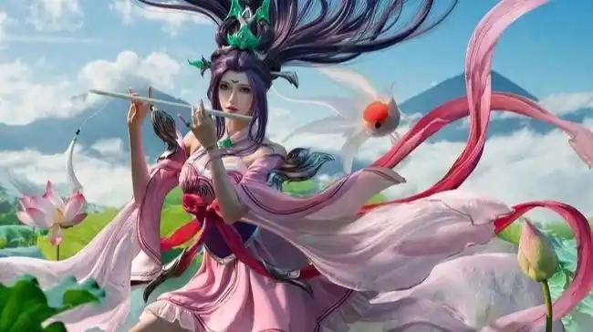 风女玉女剑主题插画拍摄