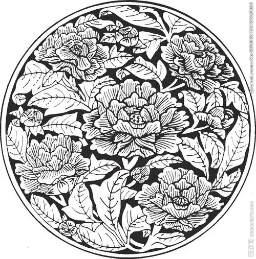 镂空花图案图片