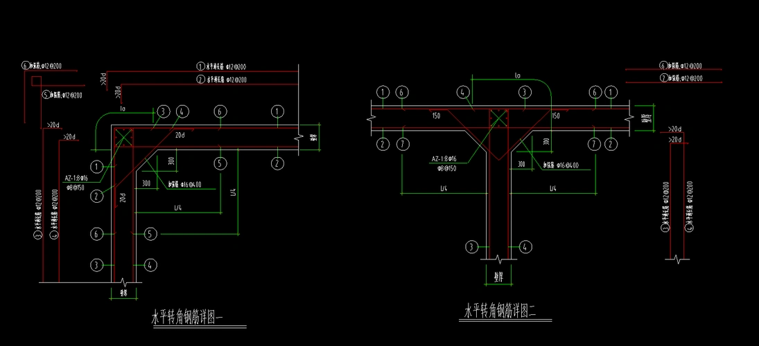 水池剪力墙转角处加腋怎么处理附加钢筋怎么设置如图所示