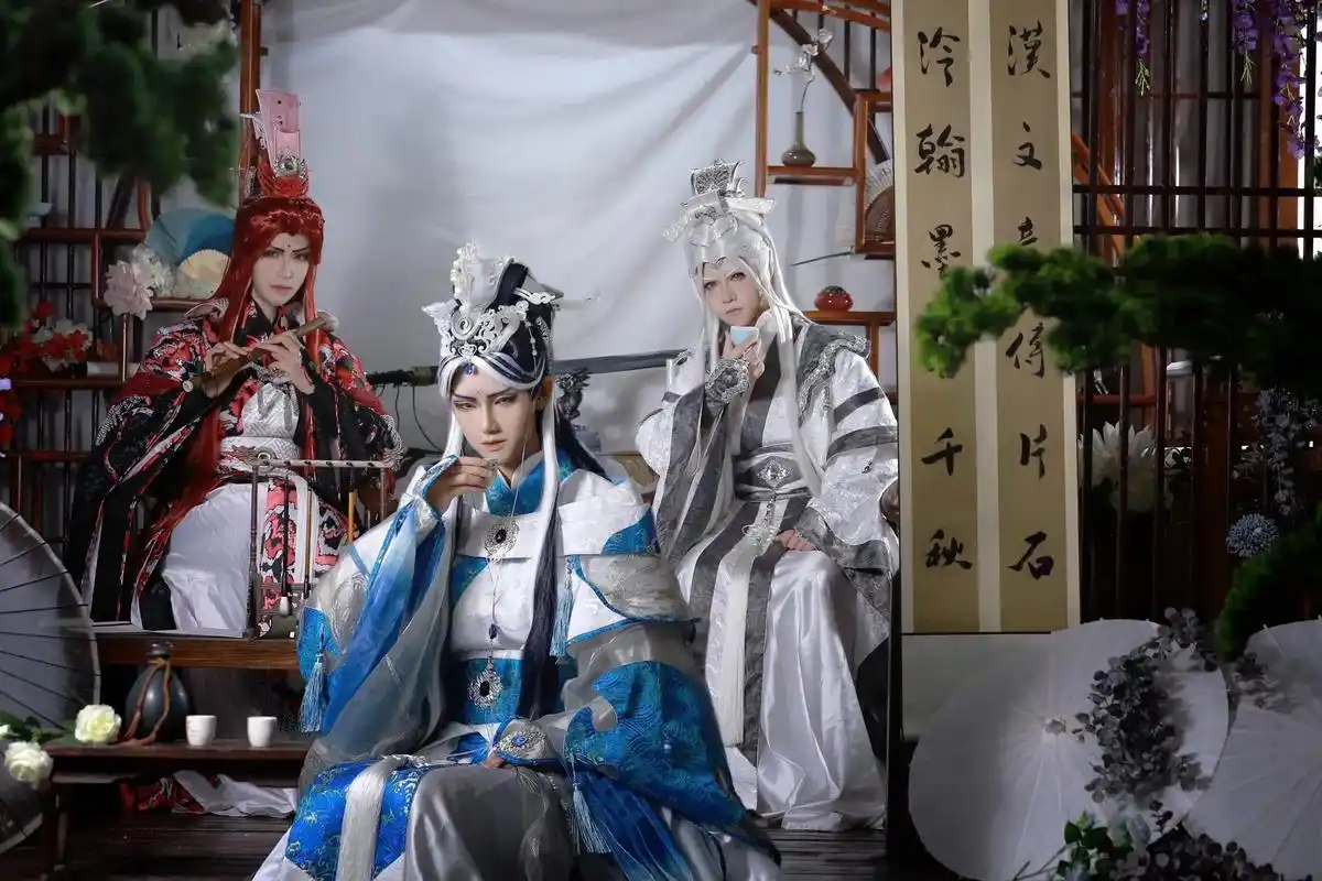 霹雳布袋戏 #静涛君 #夏承凛 #问奈何 魔村三花(牛郎团 - 抖音