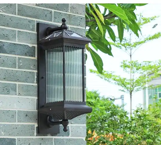 户外壁灯花园别墅室外太阳能庭院灯古达大门阳台过道外围墙门柱灯