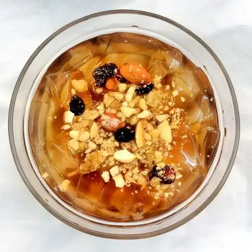 carotse做的纯正的手工制造冰凉粉传统红糖冰粉